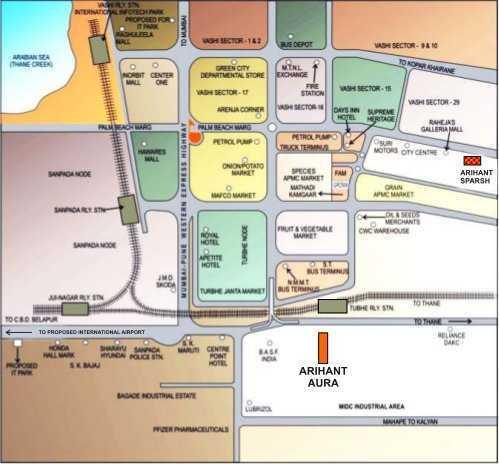 Arihant Aura - Locality