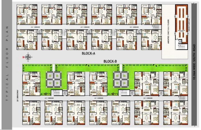 Lakshmi Prasanna Brundavan - Site Plan
