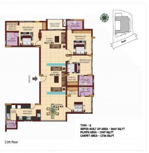 Cordon Trinity - Floor plan