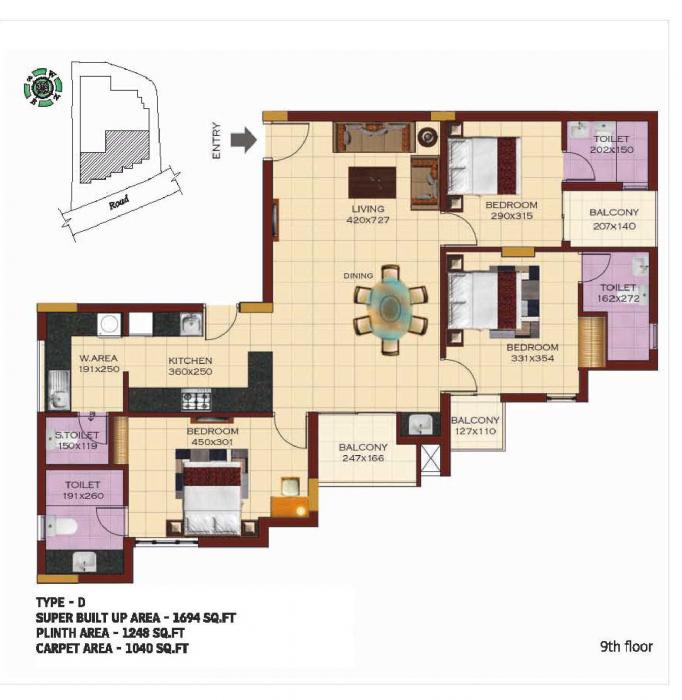 Cordon Trinity - Floor Plan