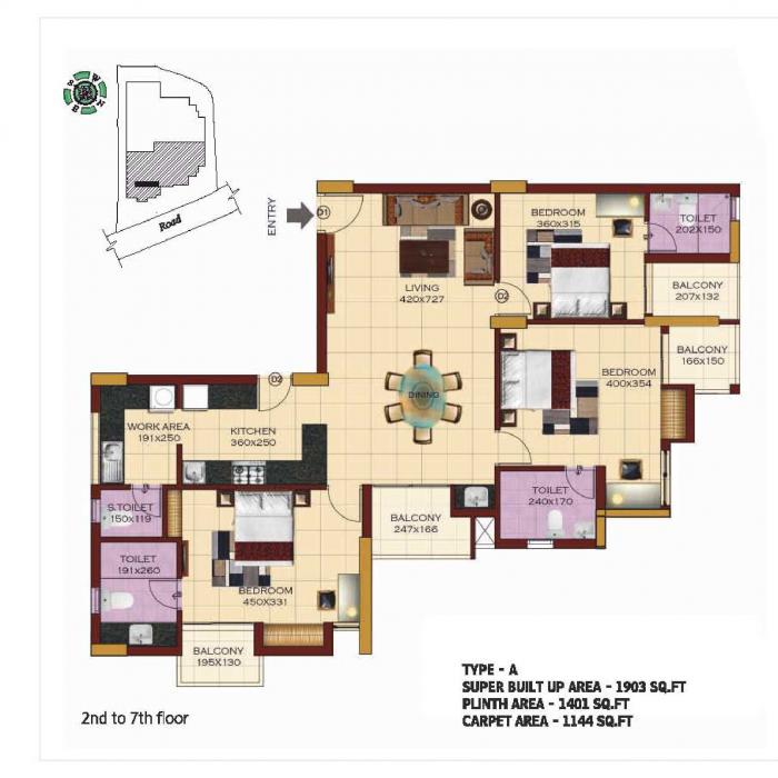 Cordon Trinity - Floor Plan