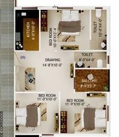 Raj Mangal Dham - Floor Plan