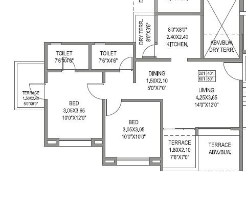 Royal Oak - Floor Plan