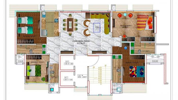 Siddhi Garima - Floor Plan