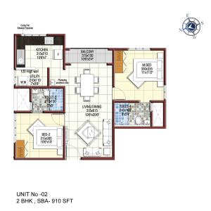 Confident Lotus - Floor plan