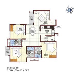 Confident Lotus - Floor plan