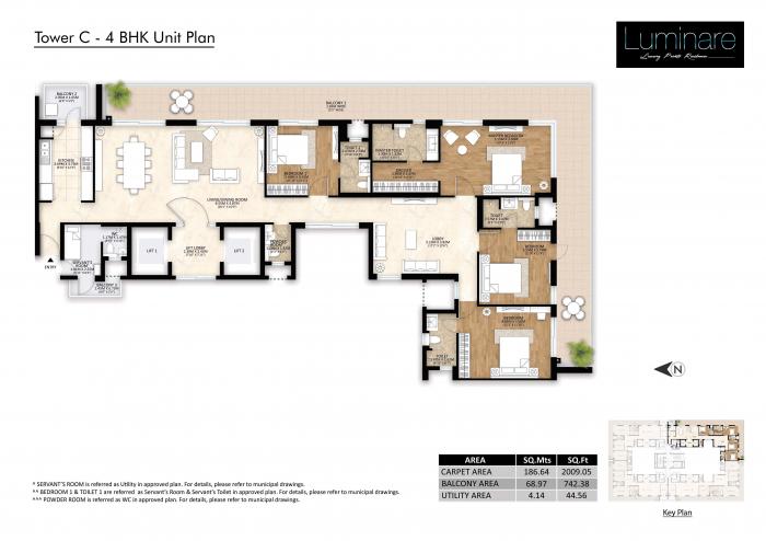 Mahindra Luminare - Floor Plan