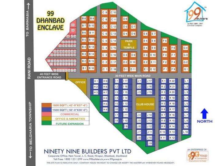 99 Dhanbad Enclave - Master Plan
