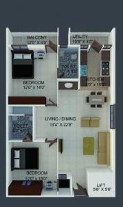 Mathapathi Brundaavan - Floor plan