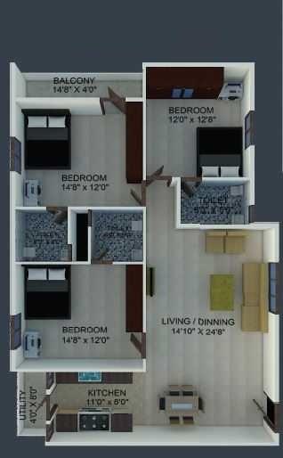 Mathapathi Brundaavan - Floor Plan