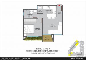 Axis Antara - Floor plan