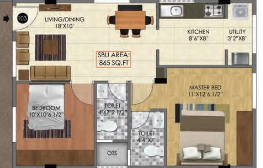 Velpula Aster - Floor Plan