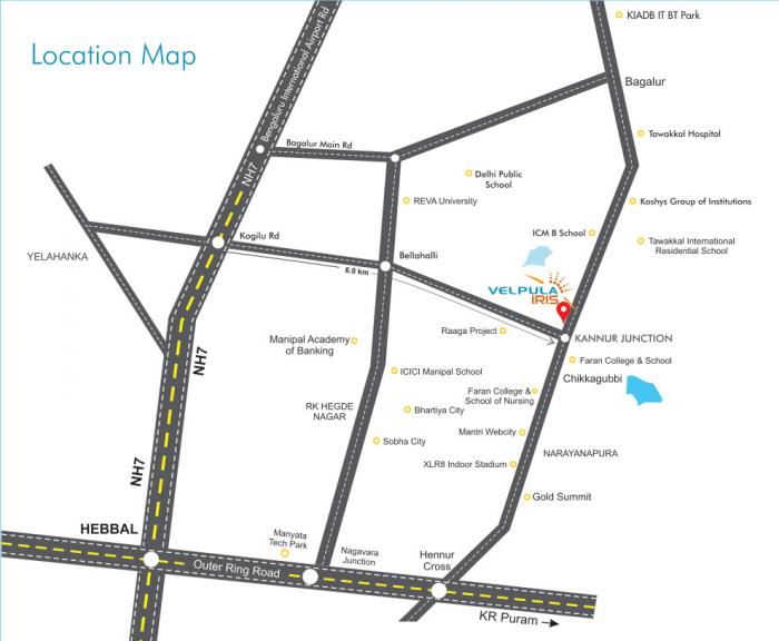Velpula Iris - Locality
