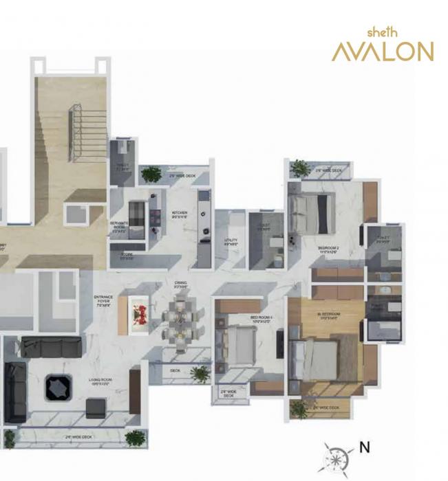 Sheth Avalon - Floor Plan