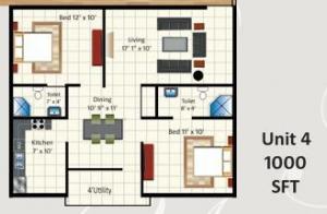 MJ Nihira Casa - Floor plan