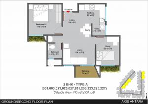 Axis Antara - Floor plan