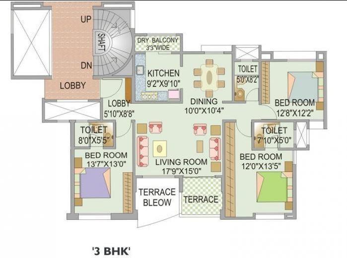 Pride Purple Ruby Park - Floor Plan