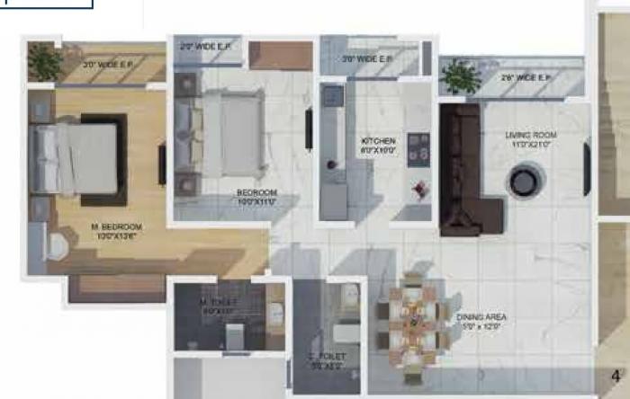 Sheth Avalon - Floor Plan