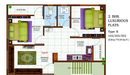 Aakar Glory - Floor Plan