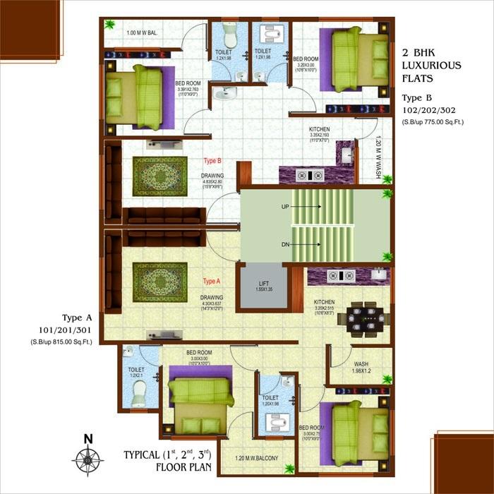 Aakar Glory - Site Plan