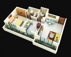 Mahavir Kanti Avenue - Floor plan