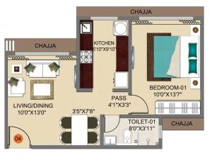 Drushti Embassy - Floor plan