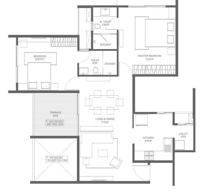 Marvel Ideal Spacio Phase I - Floor Plan