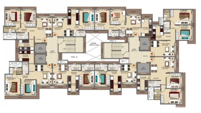 Drushti Embassy - Site Plan