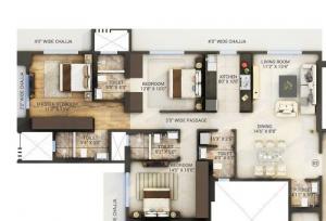 Spenta Medius - Floor plan