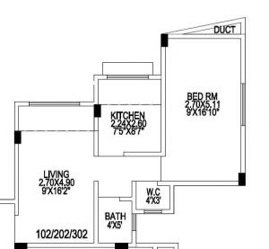 Global Ulhas NX - Floor plan