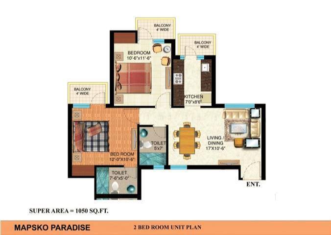 Mapsko Paradise - Floor Plan
