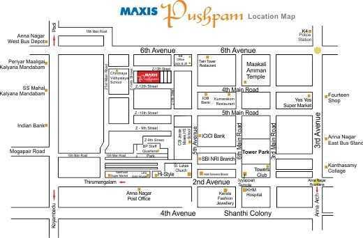 Maxis Pushpam - Locality