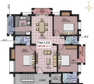 Maxis Pushpam - Floor plan