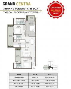 ILD Grand Centra - Floor plan