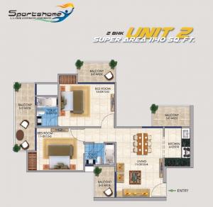 Dev Sai Sports Home - Floor plan