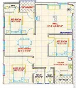 Splendid Trinity Woods - Floor plan