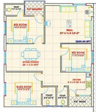 Splendid Trinity Woods - Floor Plan
