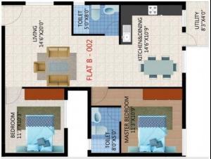 Unique Eastern Breeze - Floor plan