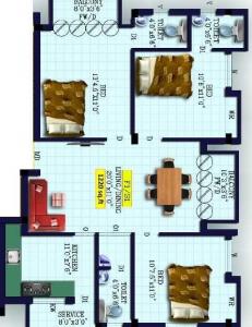 MS Brisa - Floor plan