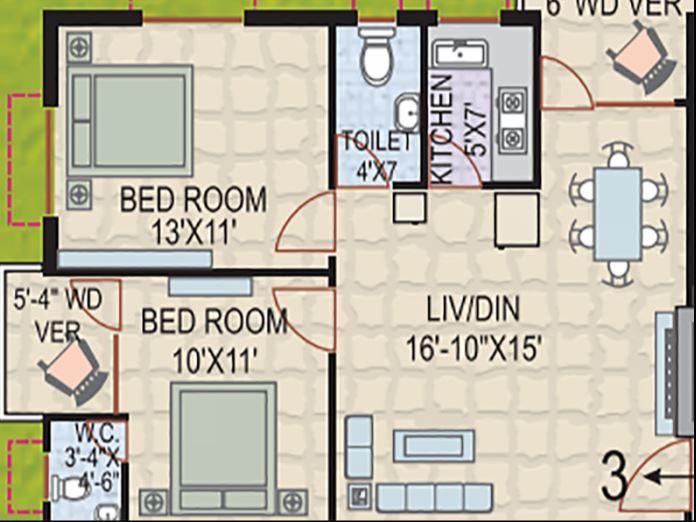 SK Royal Complex - Floor Plan