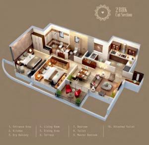 Kumar Prospera - Floor plan