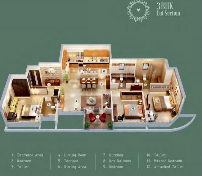 Kumar Prospera - Floor Plan