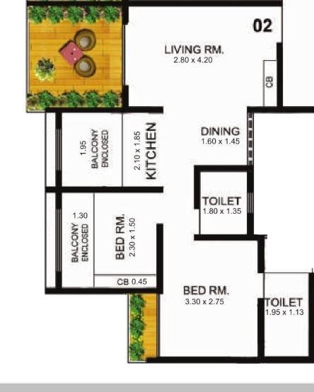 Mohan Willows - Floor Plan