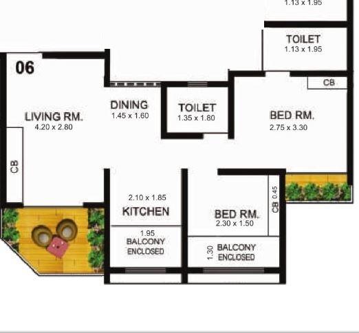 Mohan Willows - Floor Plan