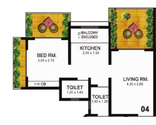 Mohan Willows - Floor Plan
