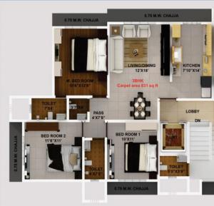Modispaces Oyster - Floor plan