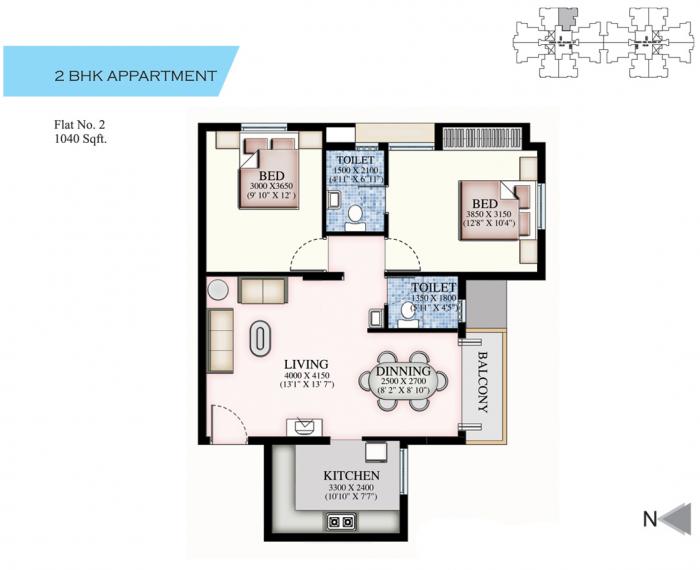 Ruby Elite - Floor Plan