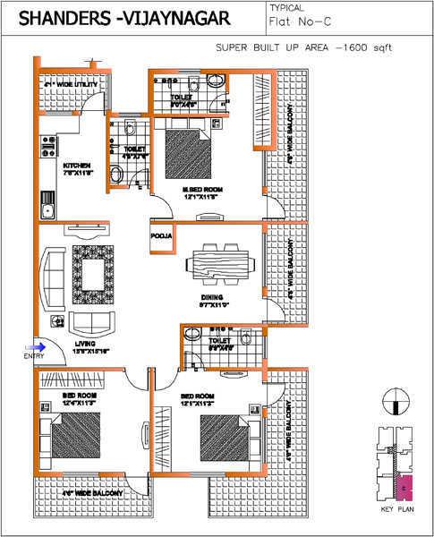 Shanders Splendour - Floor Plan