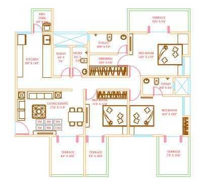 Naman Galaxy - Floor Plan