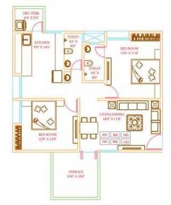 Naman Galaxy - Floor plan